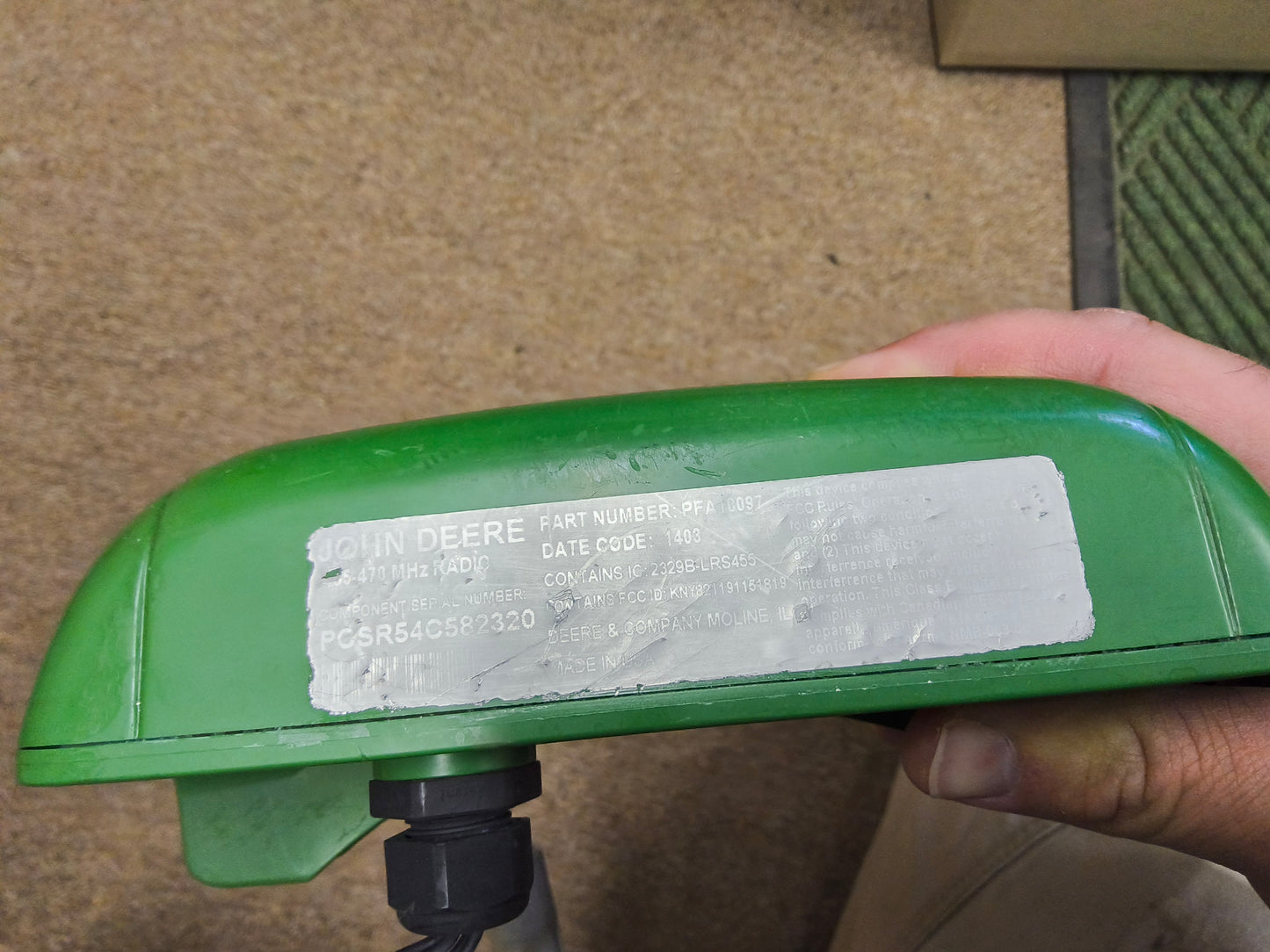 John Deere RTK Radio 450