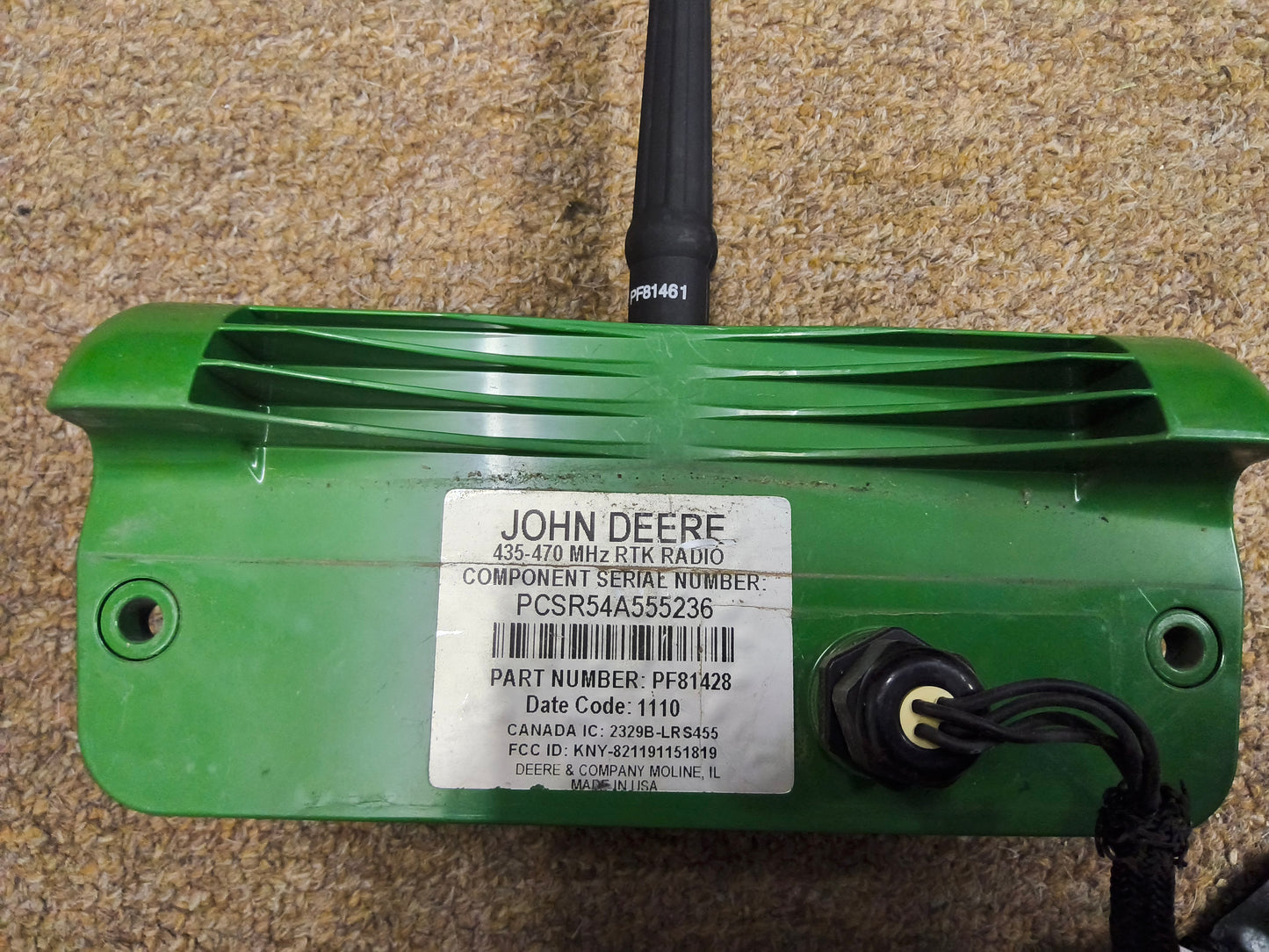 John Deere RTK Radio 450