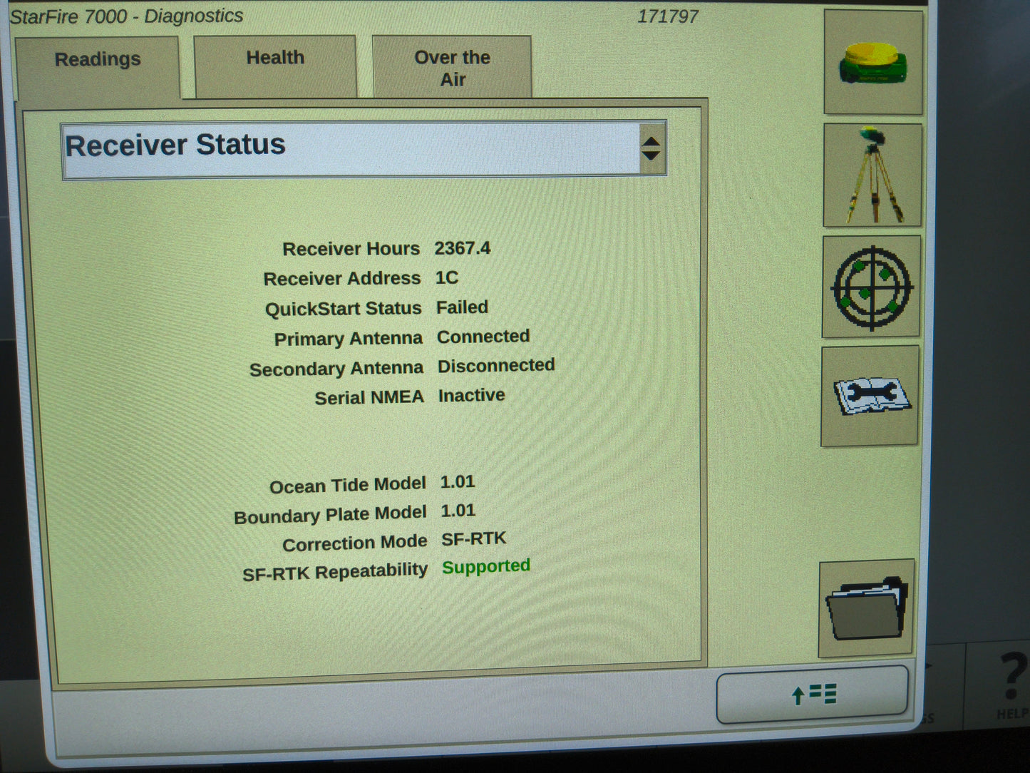 John Deere StarFire™ 7000 Universal GPS Receiver