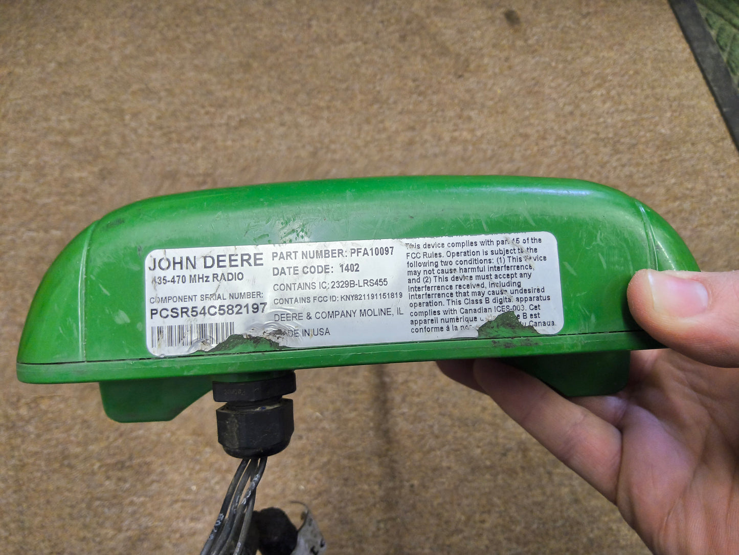 John Deere RTK Radio 450