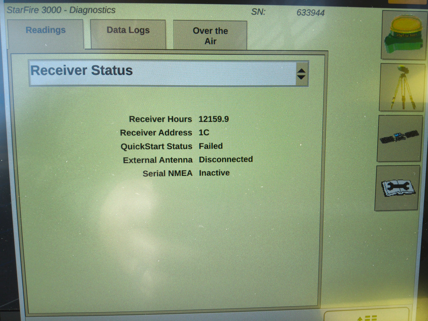 John Deere StarFire™ 3000 GPS Receiver