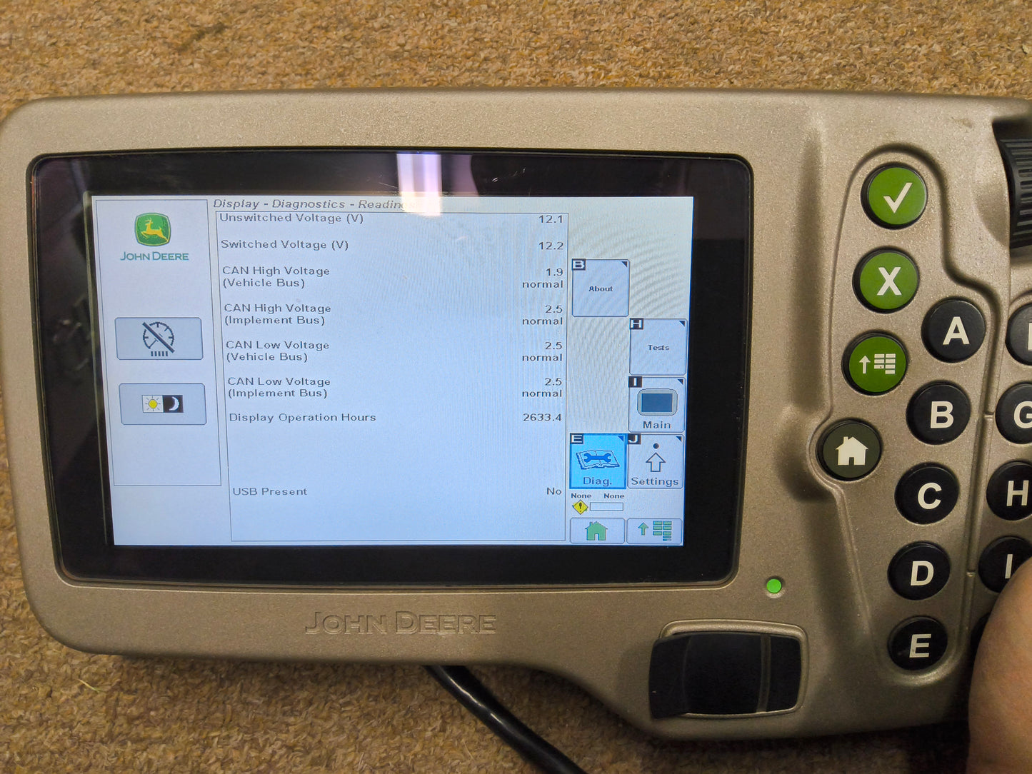 John Deere GS2 1800 Display