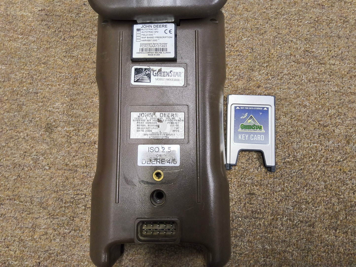 John Deere Original GreenStar™ Display (GSD4 / BrownBox) - Key Cards Mobile Processors etc