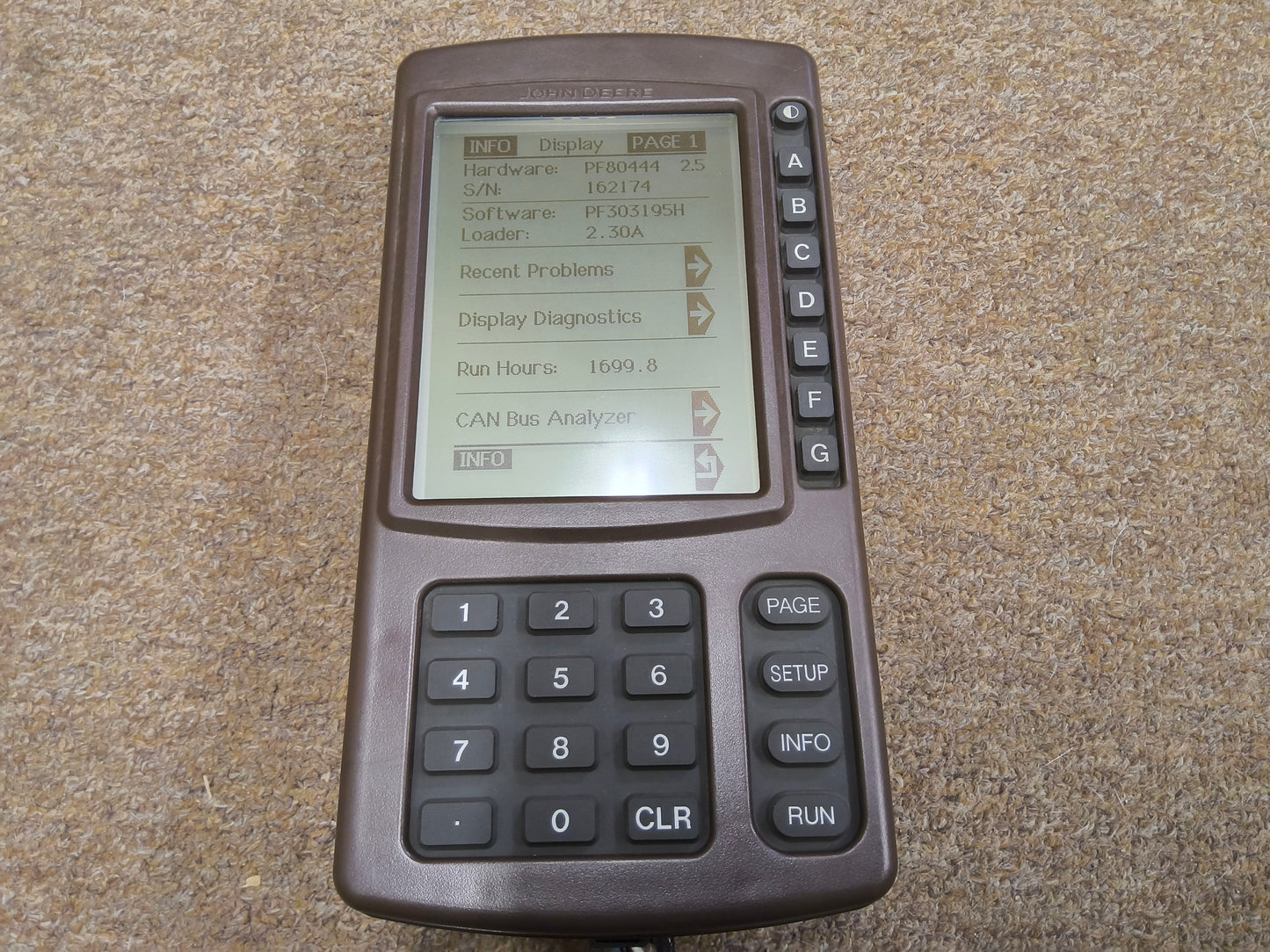John Deere Original GreenStar™ Display (GSD4 / BrownBox) - Key Cards Mobile Processors etc