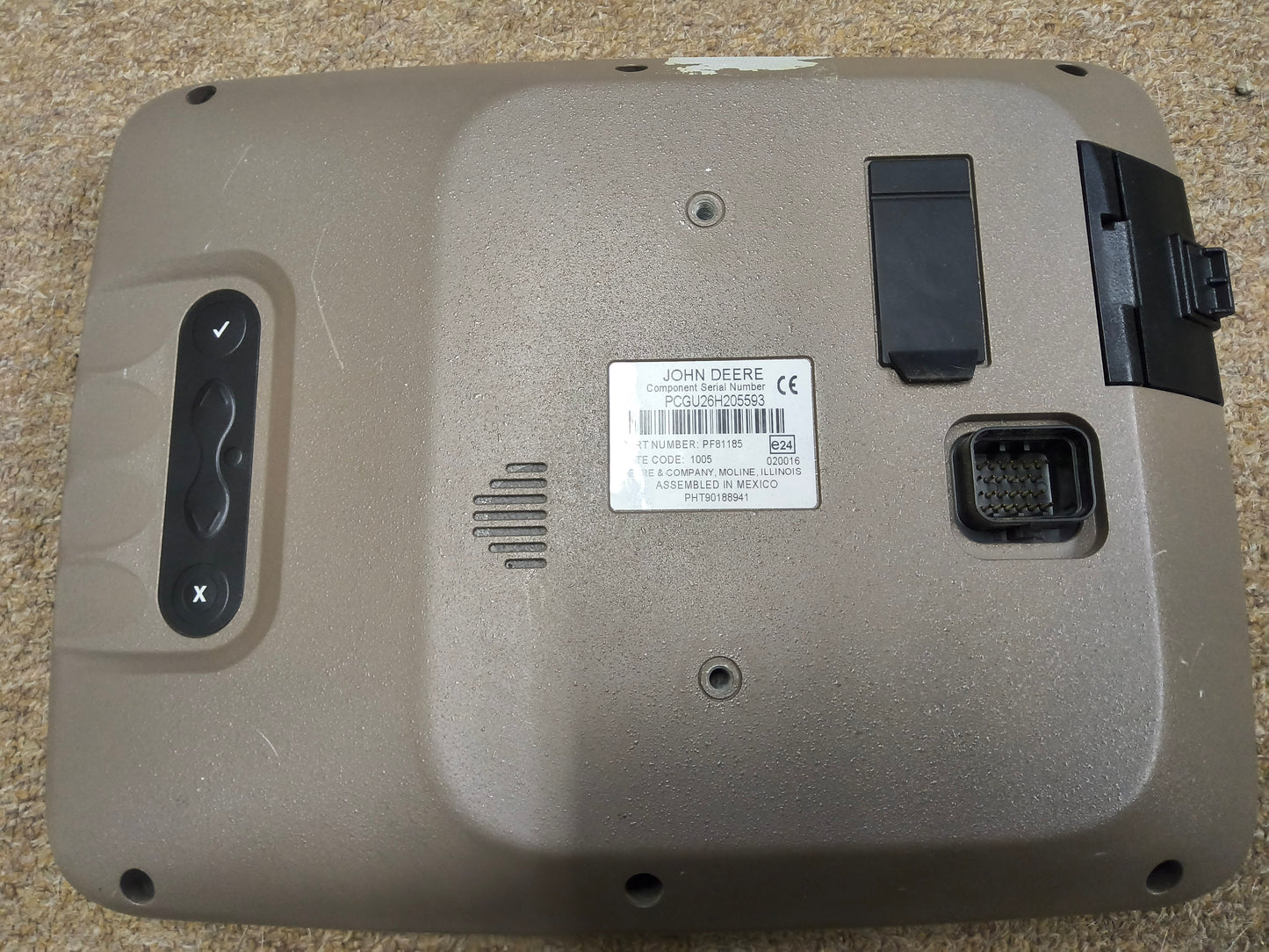 John Deere GreenStar™ GS2 2600 Display