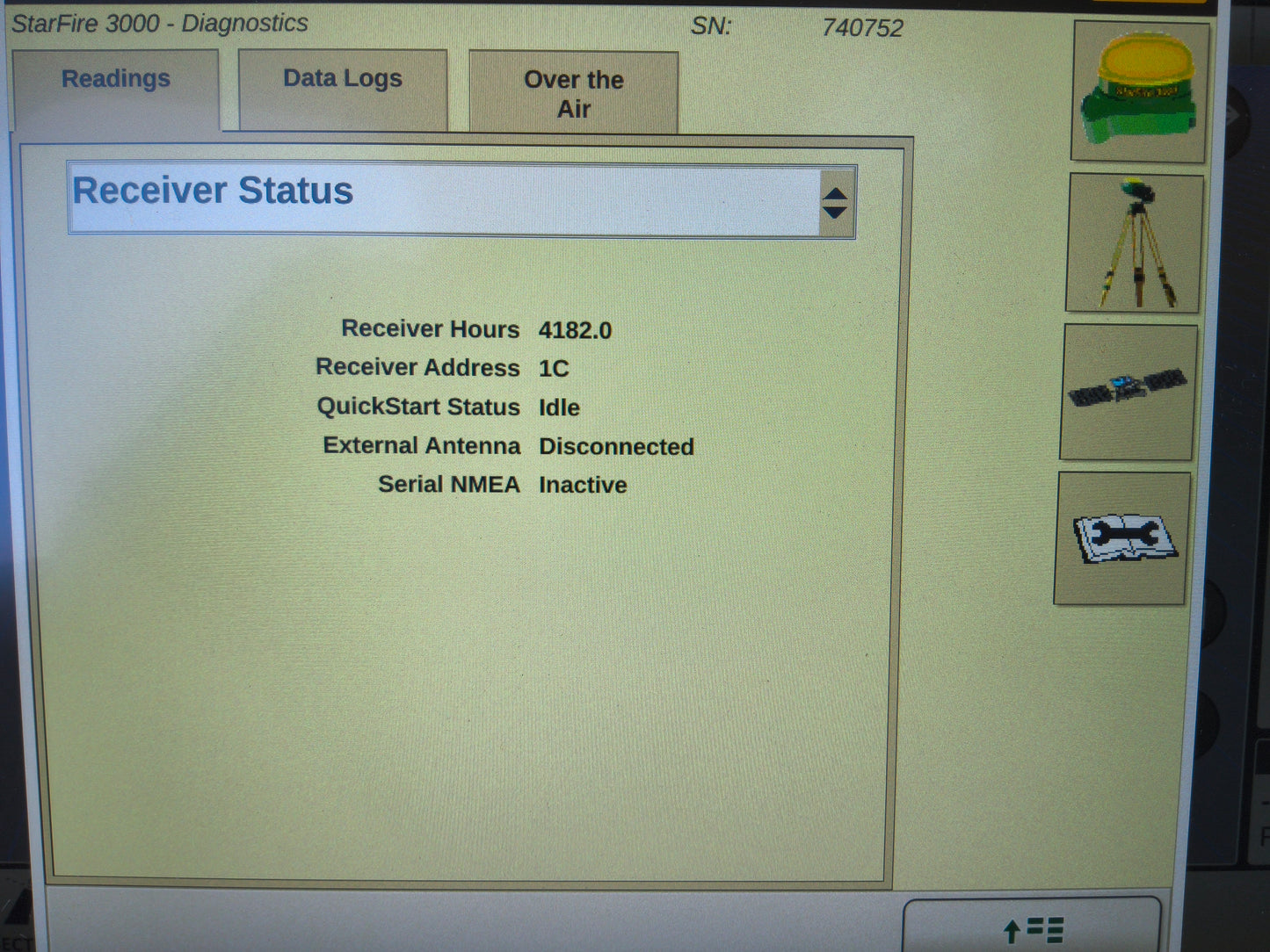 John Deere StarFire™ 3000 GPS Receiver