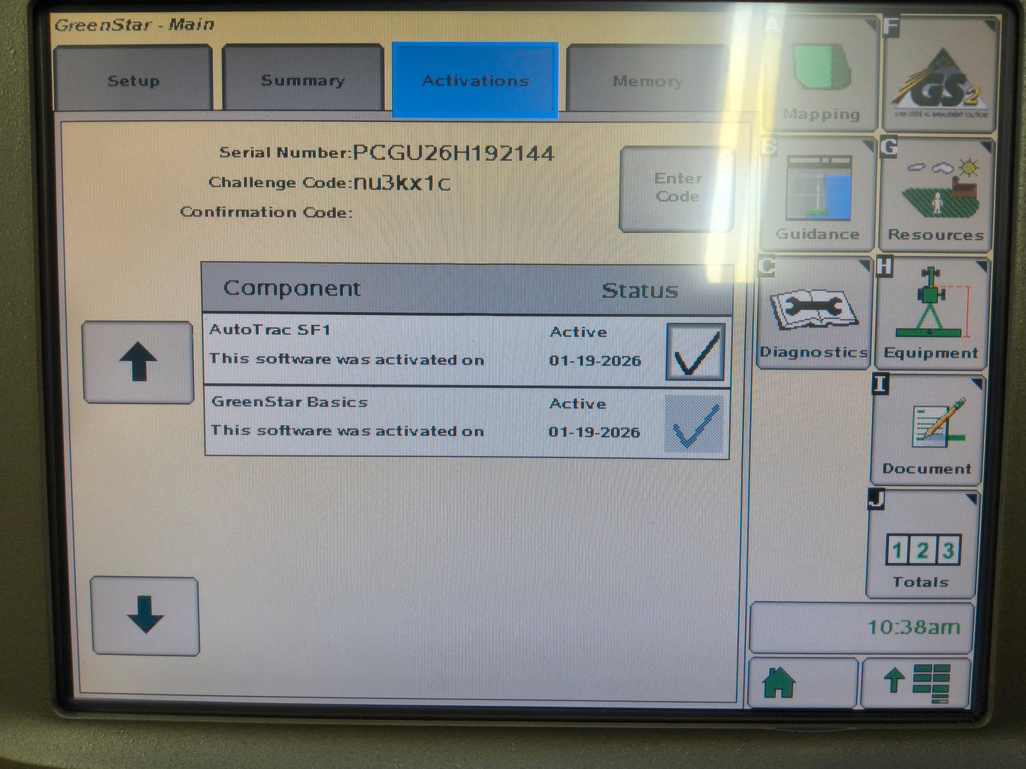 John Deere GreenStar™ GS2 2600 Display