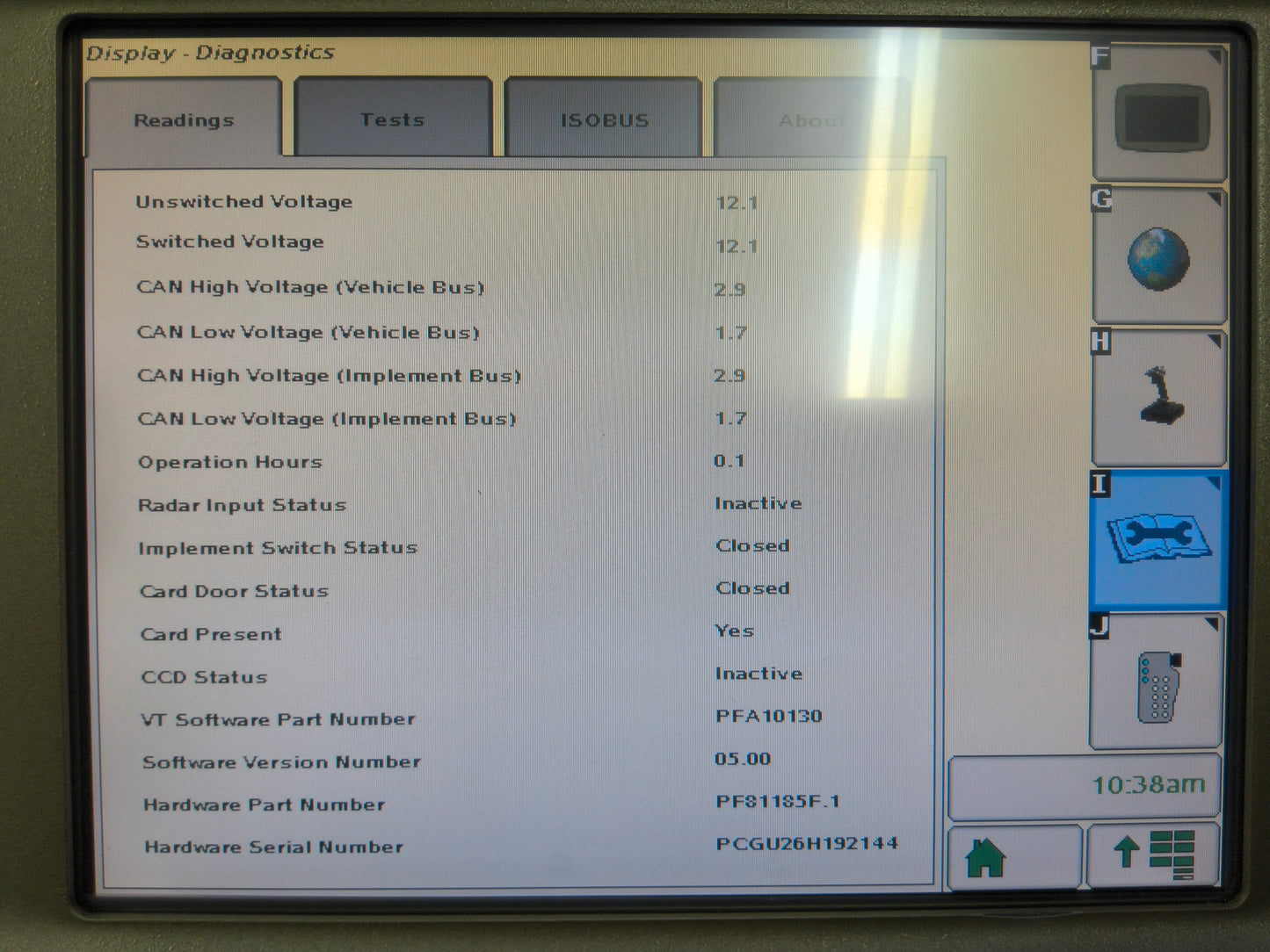 John Deere GreenStar™ GS2 2600 Display