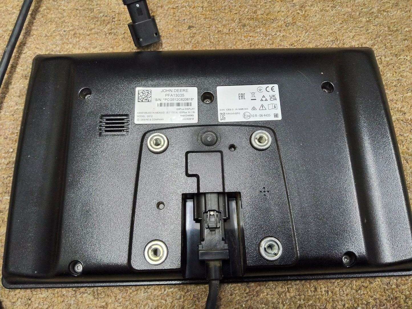 John Deere G5 Plus Extended Monitor
