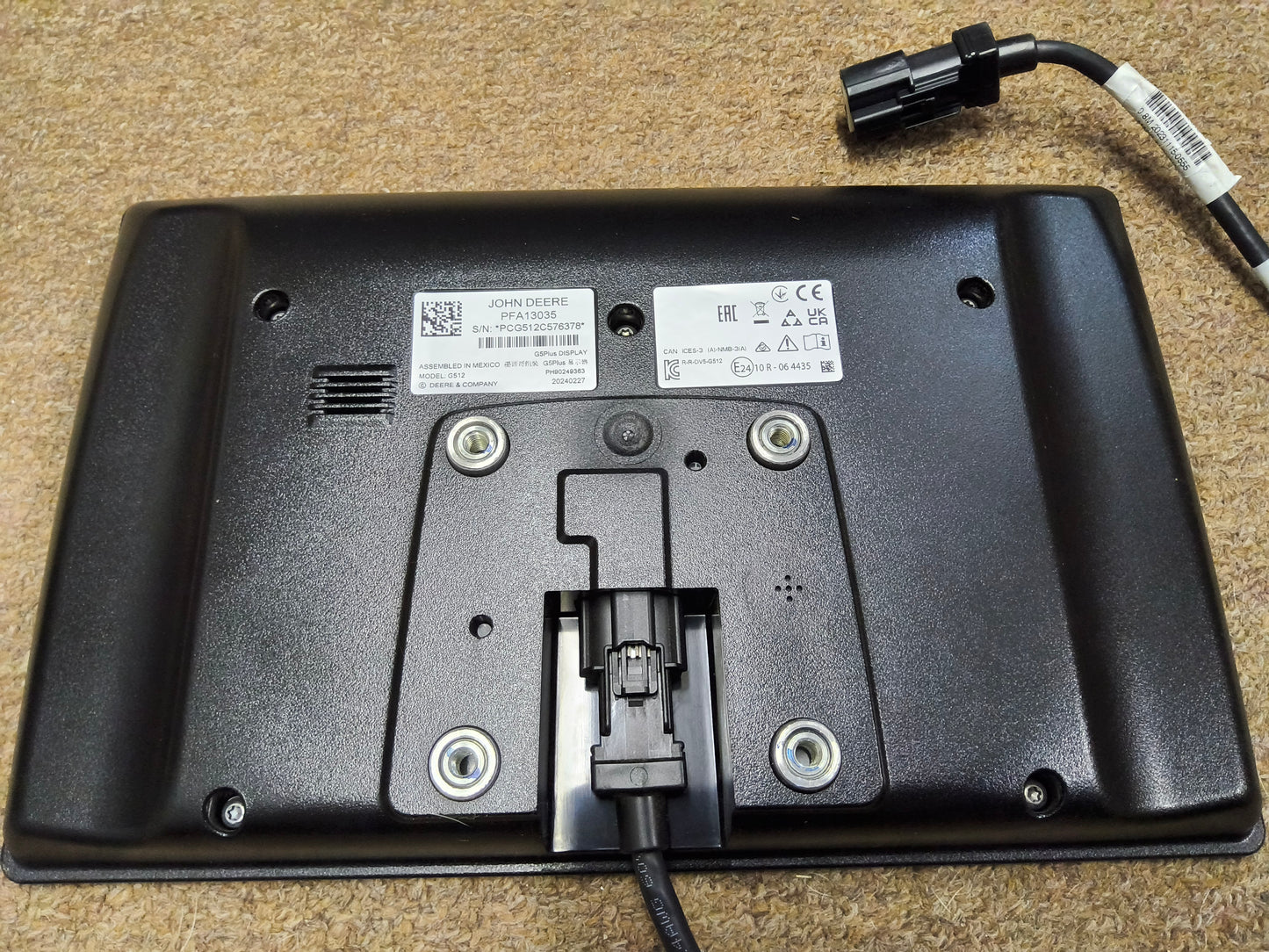 John Deere G5 Plus Extended Monitor
