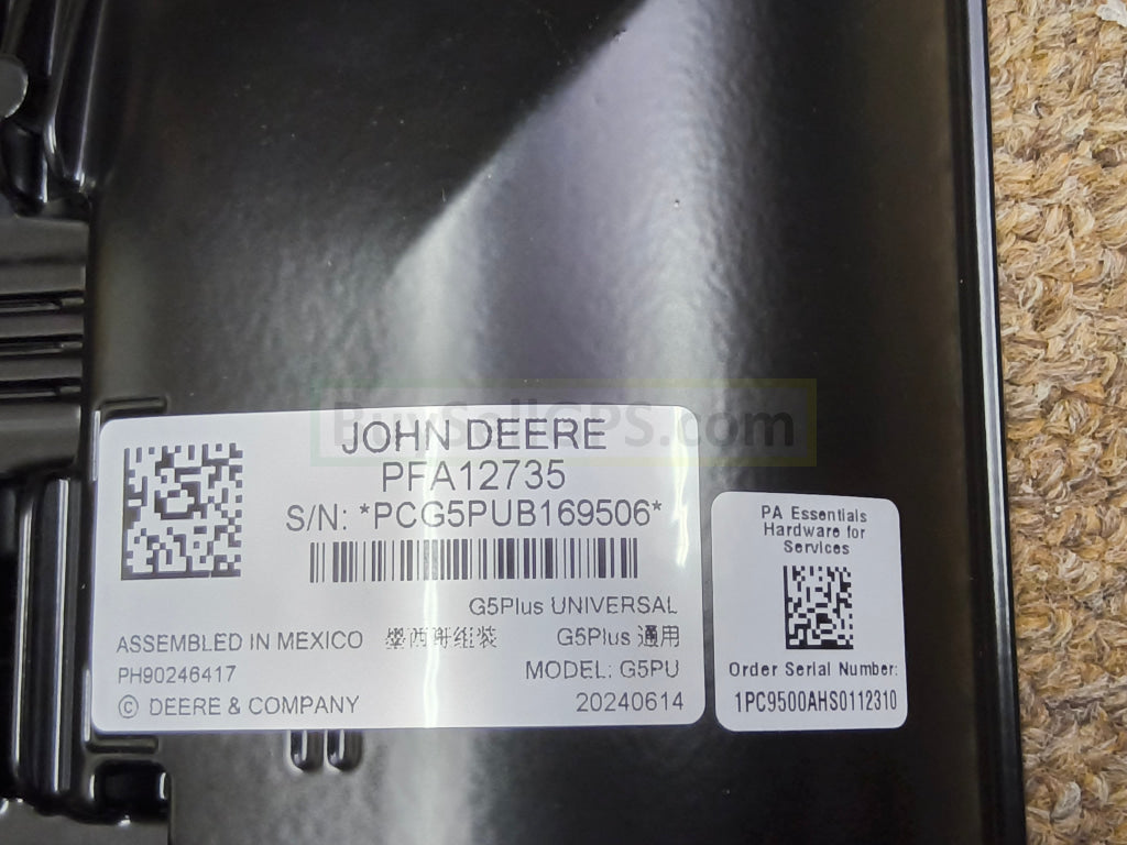 John Deere G5 Plus *ESSENTIALS* Universal Display Agriculture