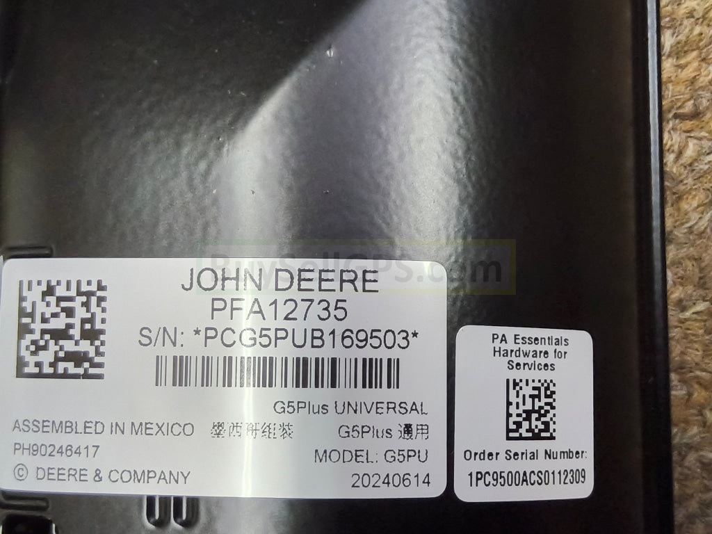 John Deere G5 Plus *ESSENTIALS* Universal Display Agriculture