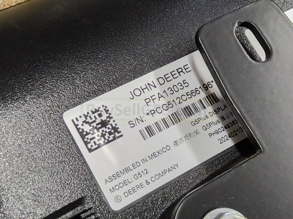 John Deere G5 Plus Extended Monitor 2024 | Like New | Includes 7/8/9 Tractor Bracket and Ethernet Cable | PCG512C566196