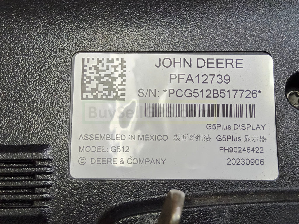 John Deere G5 Plus Extended Monitor Agriculture