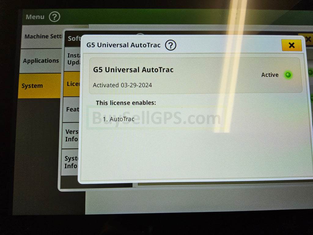 John Deere G5 Plus Universal Display With Lifetime Activations Agriculture