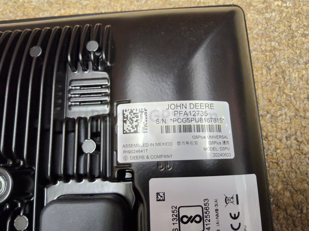 John Deere G5 Plus Universal Display with Permanent Activations Agriculture