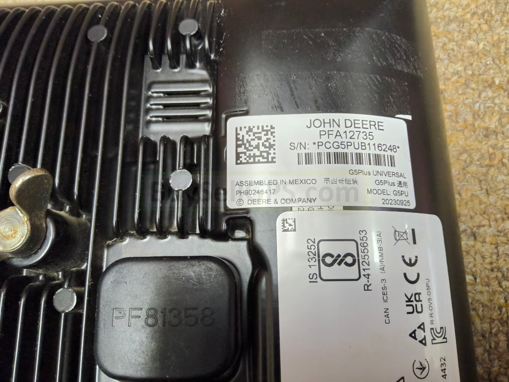 John Deere G5 Plus Universal Display with Permanent Activations Agriculture