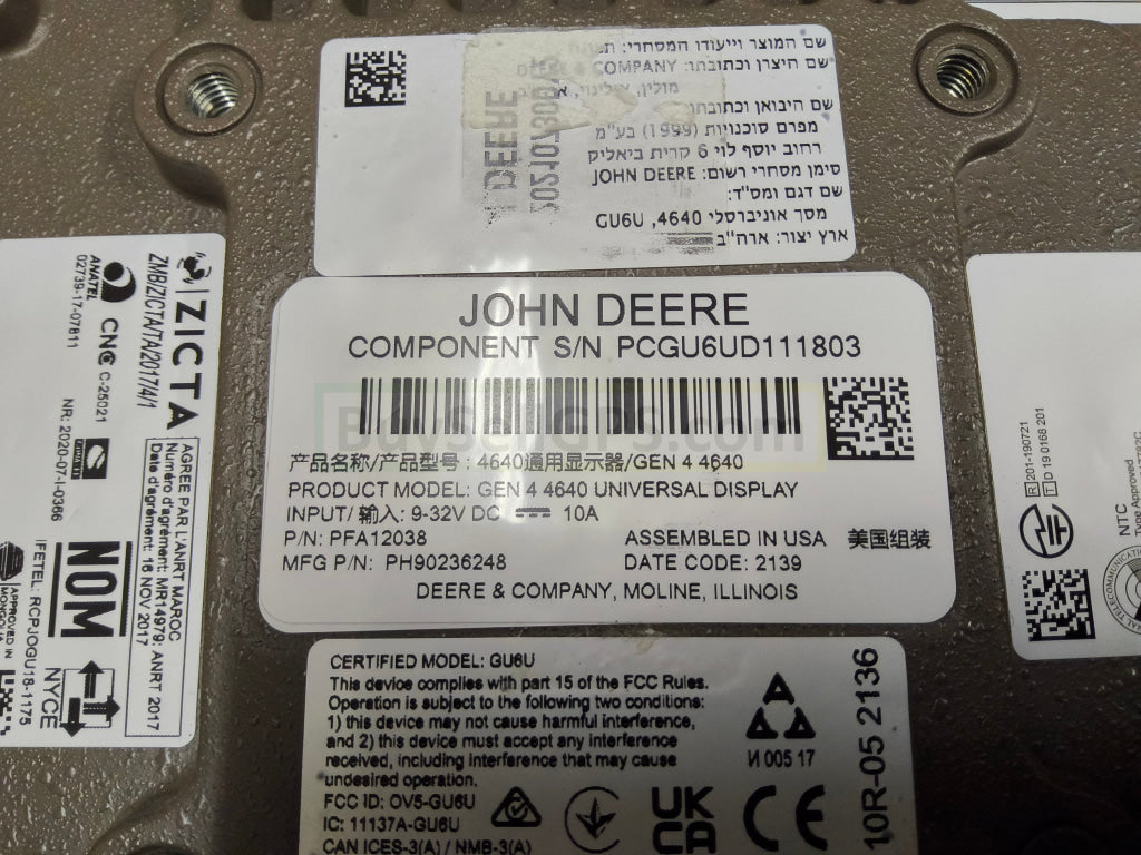 John Deere Gen 4 4640 Display 2021 | 205 Hours | Permanent AutoTrac | Excellent Condition | PCGU6UD111803 Agriculture