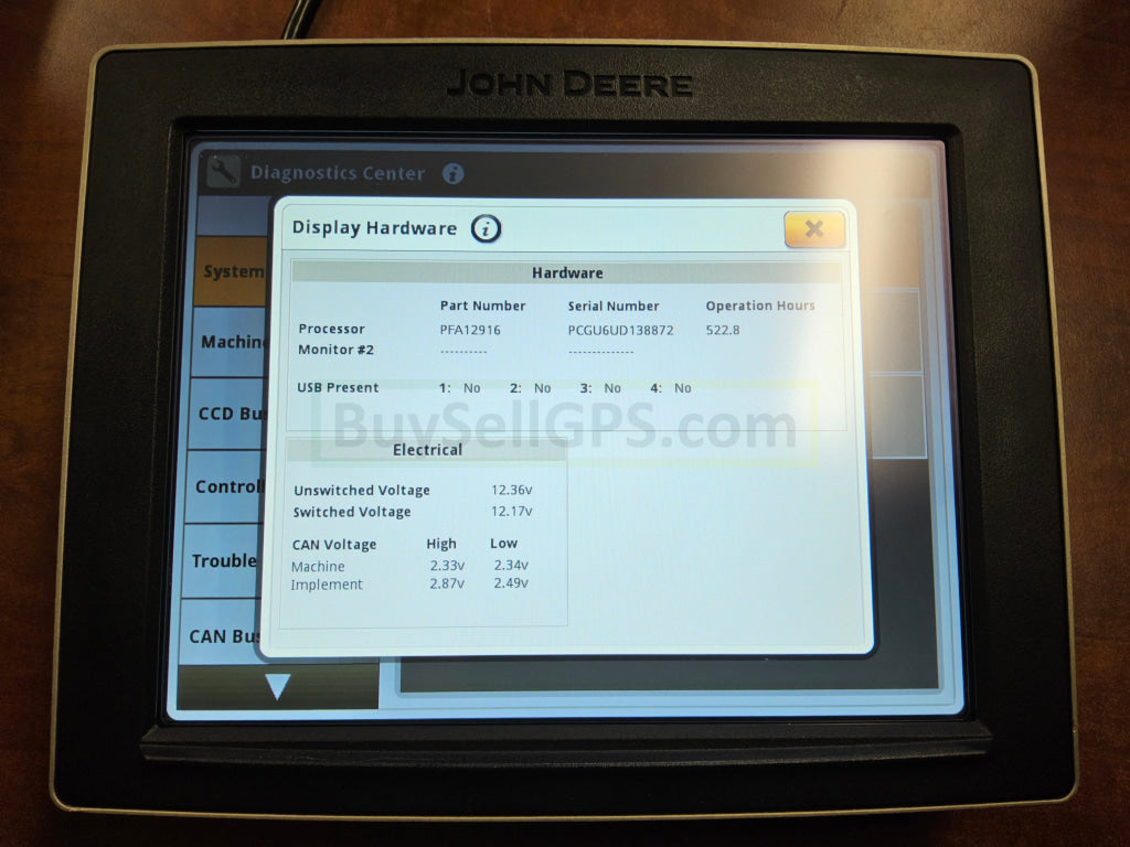 John Deere Gen 4 4640 Display Agriculture