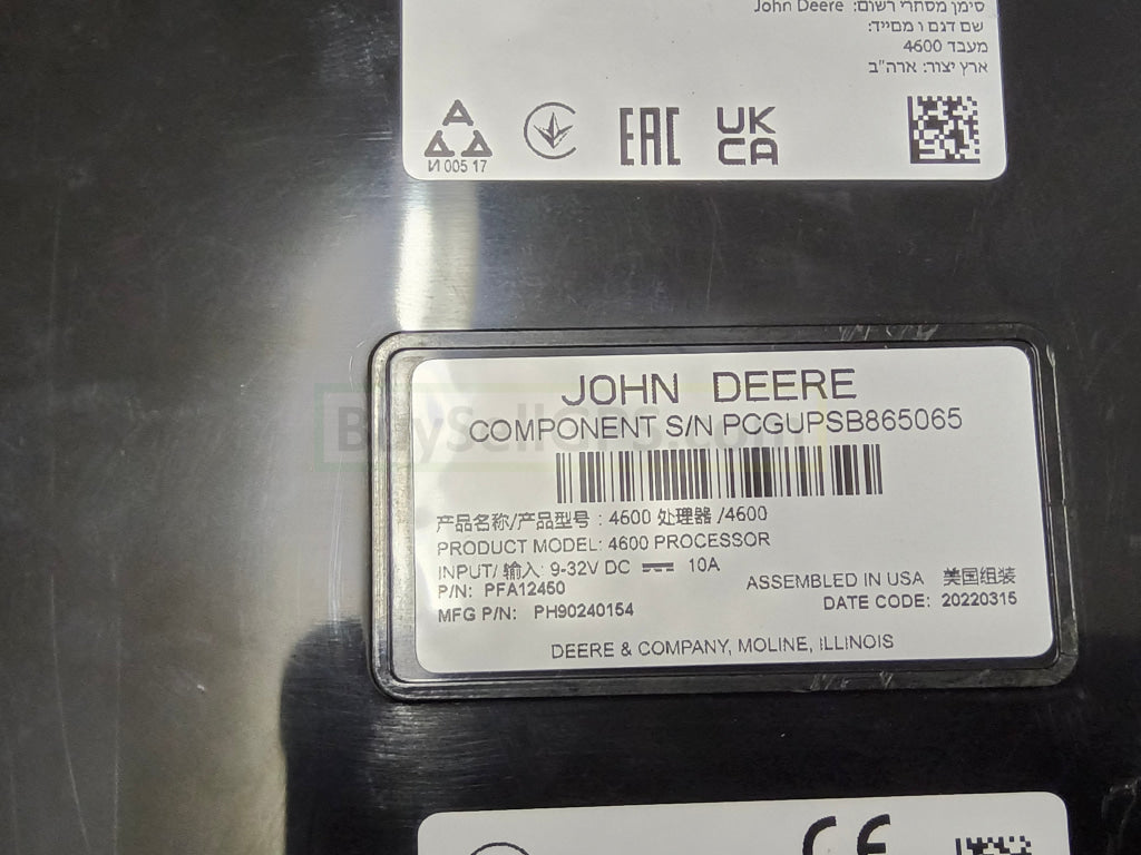 John Deere Gen 4 CommandCenter™ Server / Processor Agriculture