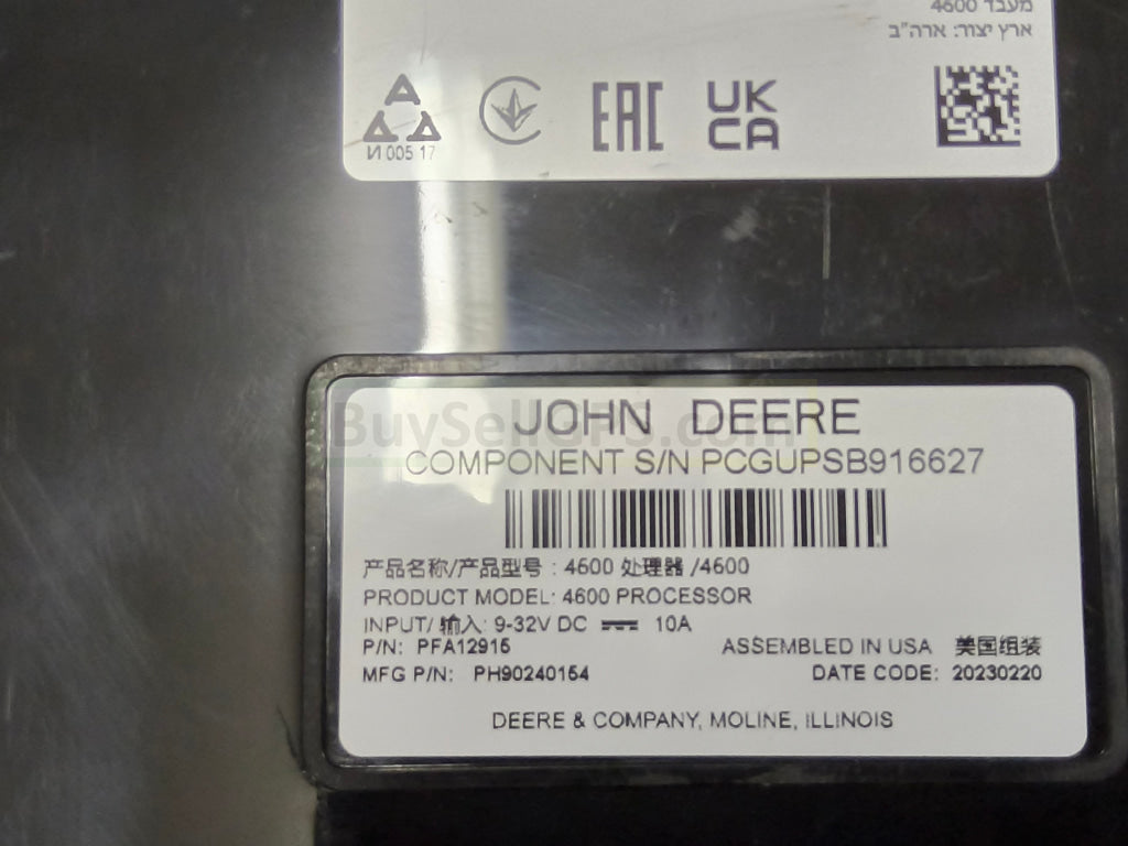 John Deere Gen 4 CommandCenter™ Server / Processor Agriculture