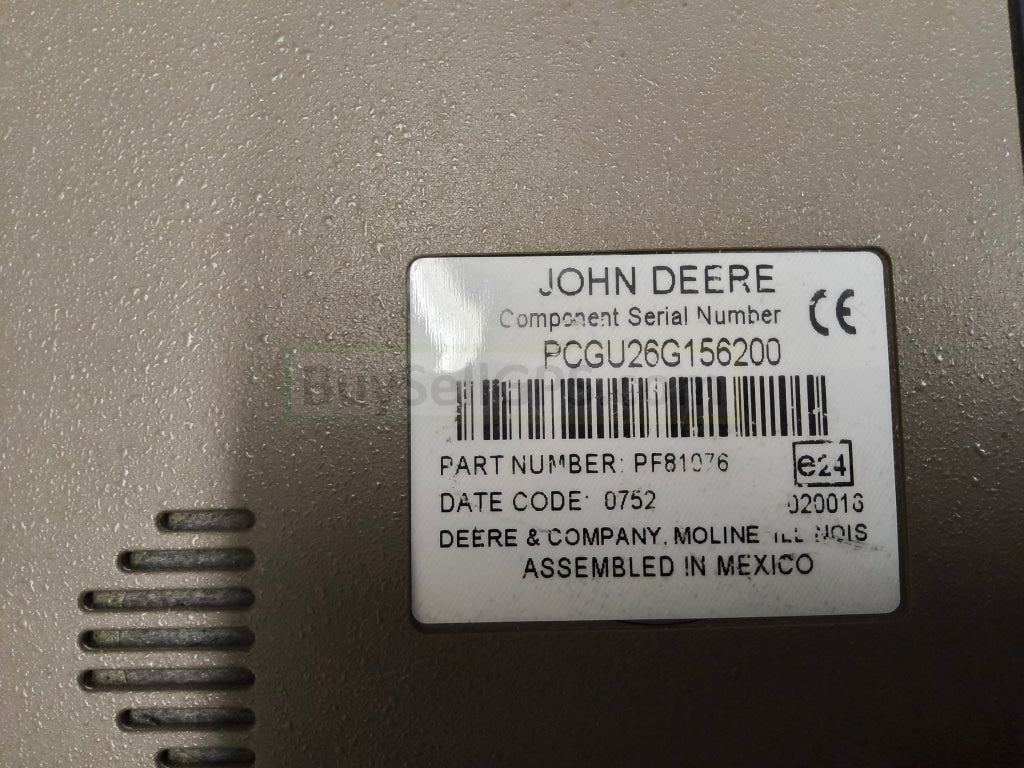 John Deere GreenStar™ GS2 2600 Display Agriculture