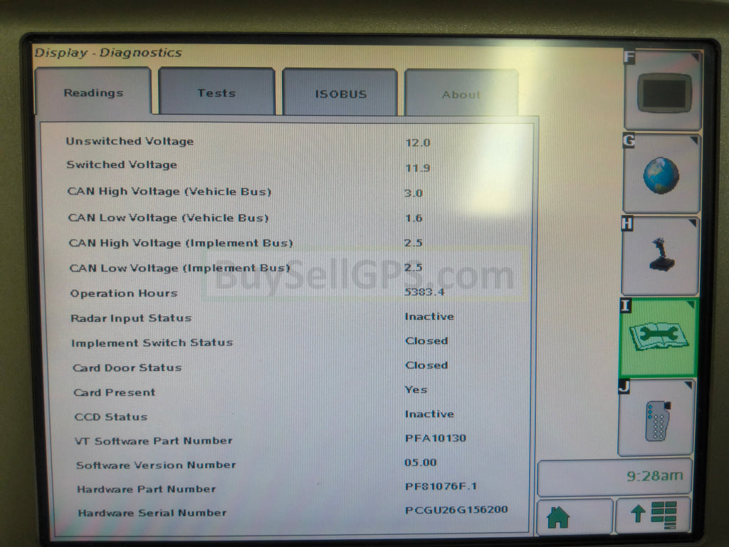 John Deere GreenStar™ GS2 2600 Display Agriculture