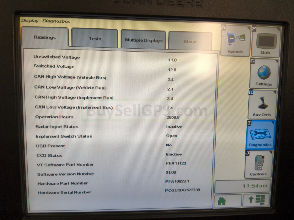 John Deere GreenStar™ GS3 2630 Display Agriculture