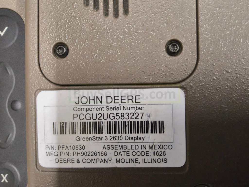John Deere GreenStar™ GS3 2630 Display Agriculture