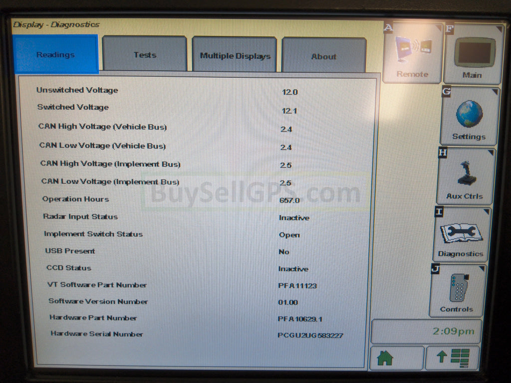 John Deere GreenStar™ GS3 2630 Display Agriculture