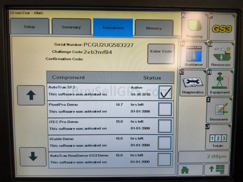 John Deere GreenStar™ GS3 2630 Display Agriculture