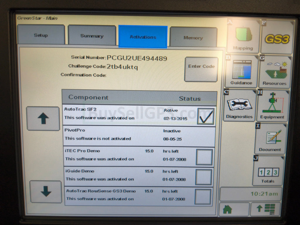 John Deere GreenStar™ GS3 2630 Display Agriculture