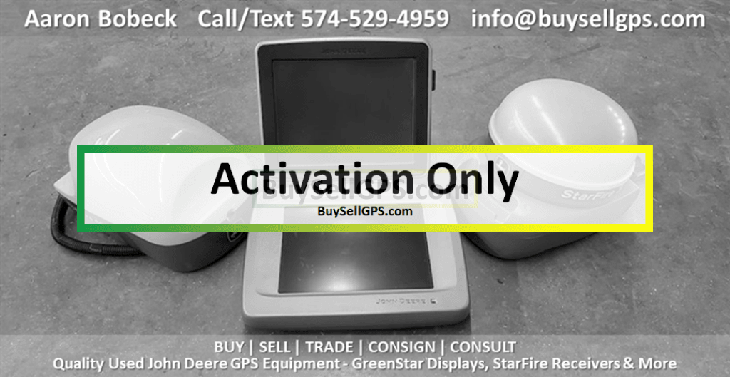 John Deere Gs3 Iguide Activation Agriculture