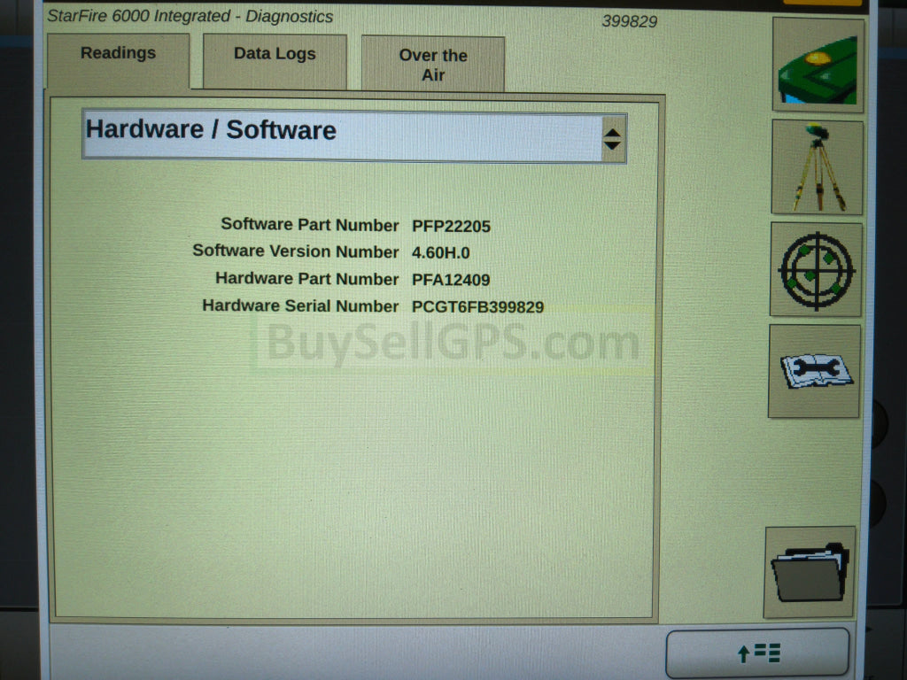 John Deere Integrated StarFire™ 6000 GPS Receiver Agriculture