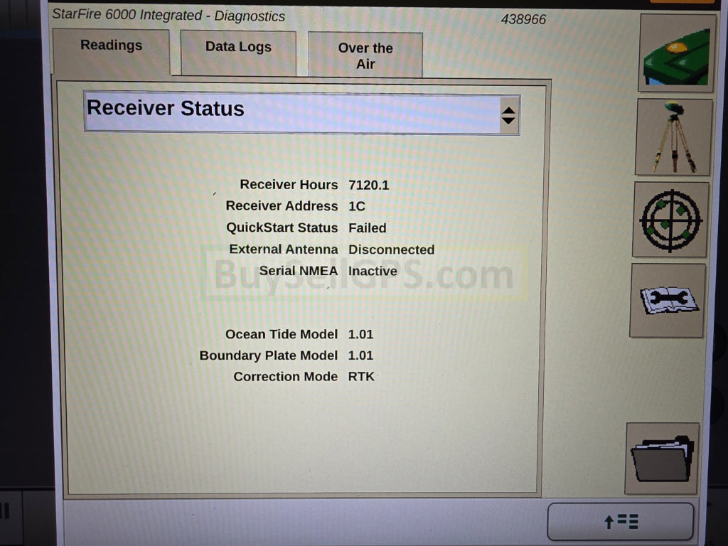 John Deere Integrated StarFire™ 6000 GPS Receiver MORE UNITS COMING SOON Agriculture