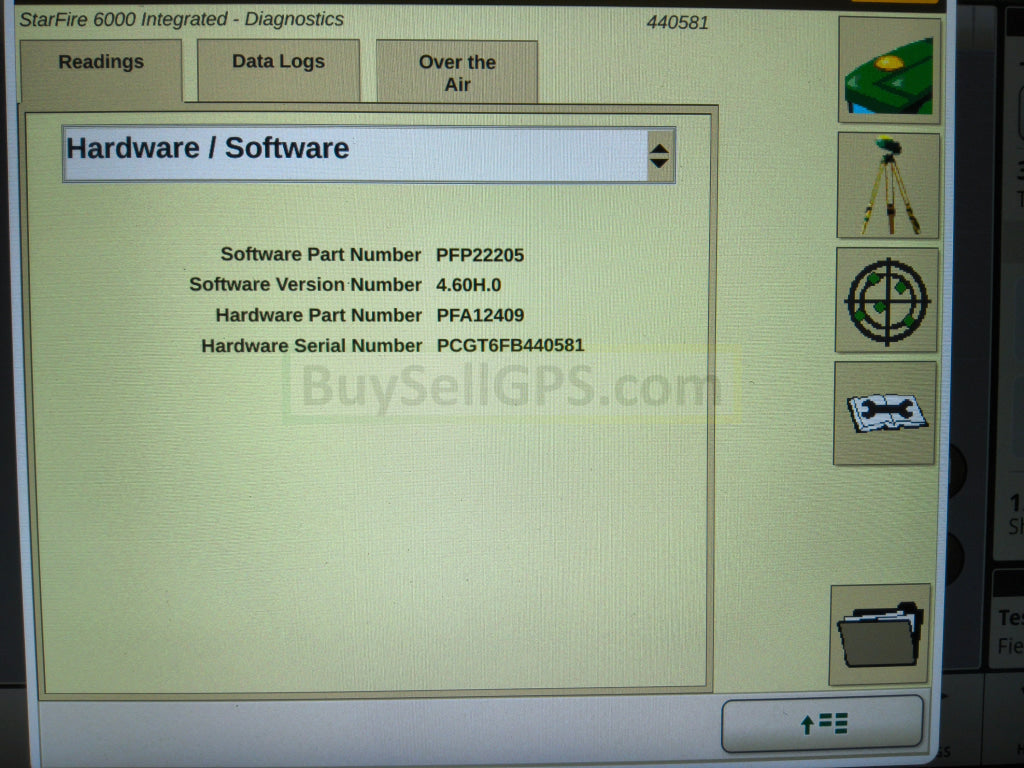 John Deere Integrated StarFire™ 6000 GPS Receiver Agriculture