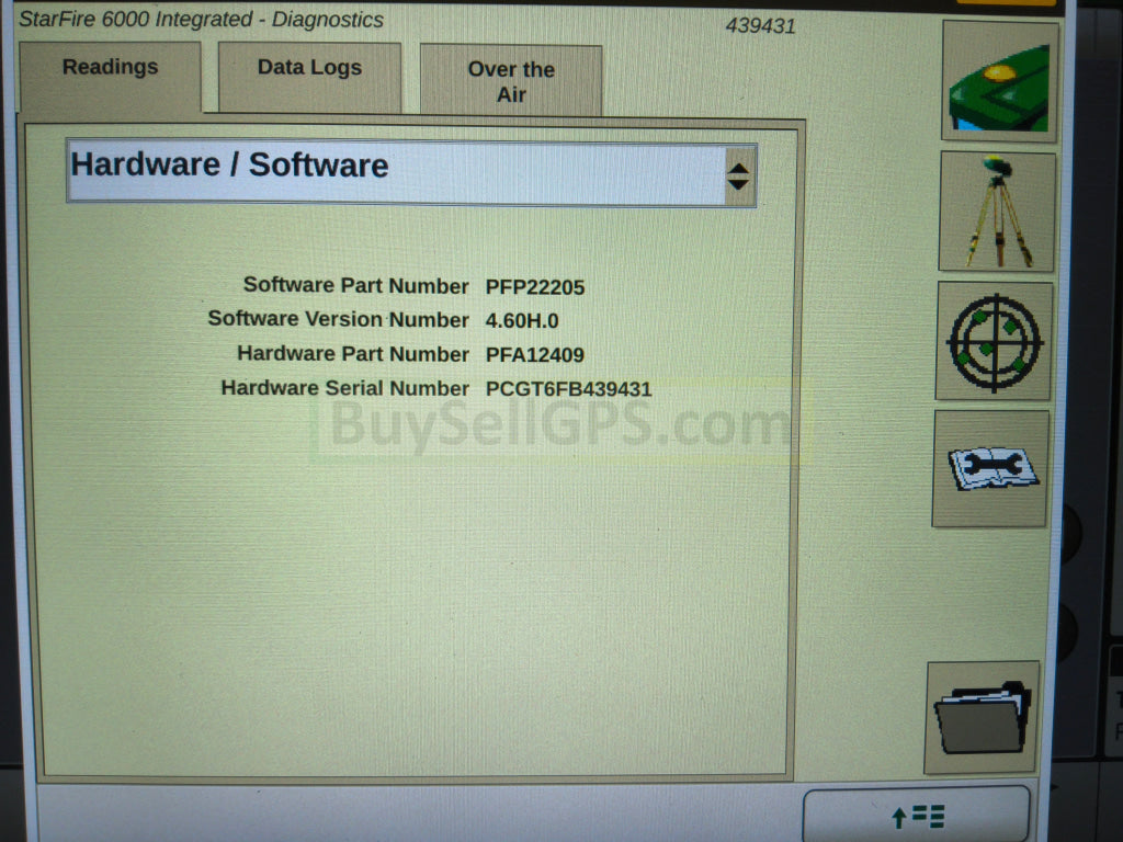 John Deere Integrated StarFire™ 6000 GPS Receiver Agriculture