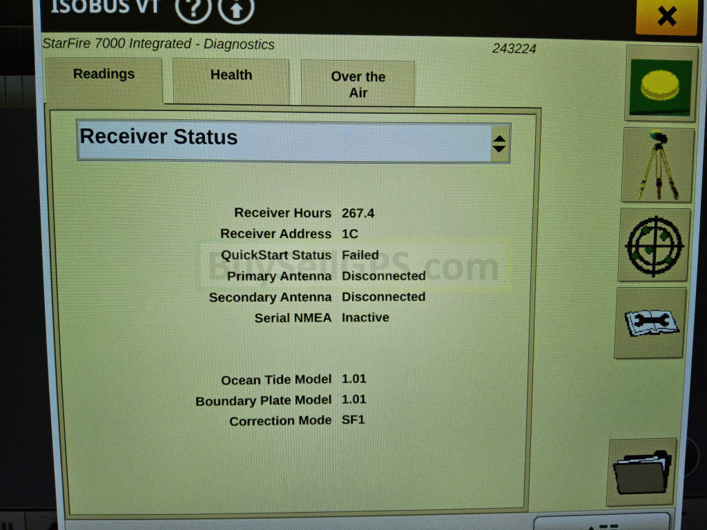 John Deere Integrated Starfire™ 7000 Gps Receiver Agriculture