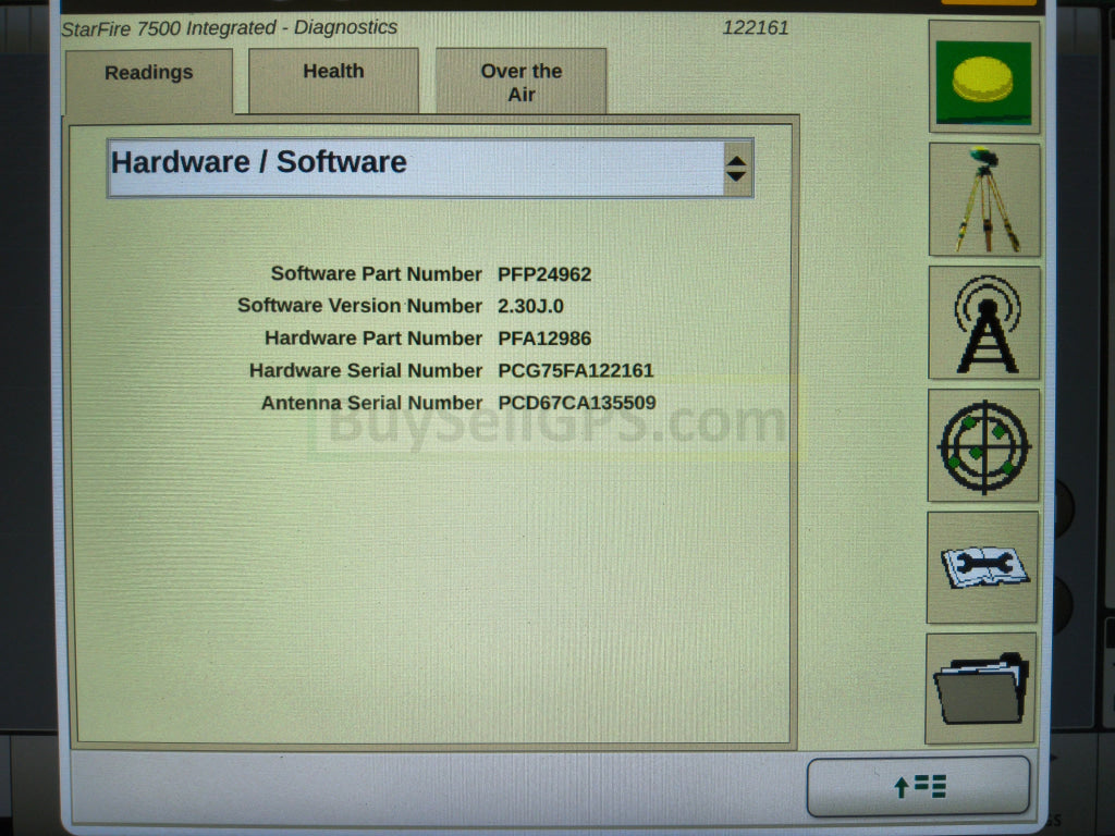 John Deere Integrated StarFire™ 7500 GPS Receiver Agriculture