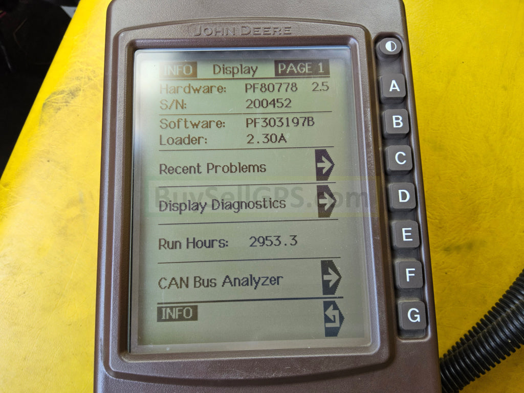 John Deere Original Greenstar™ Display (Gsd4 / Brownbox) Agriculture