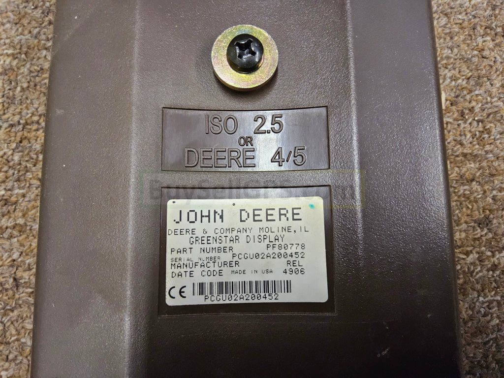 John Deere Original Greenstar™ Display (Gsd4 / Brownbox) Agriculture