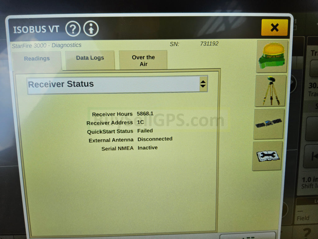 John Deere Starfire™ 3000 Gps Receiver Agriculture