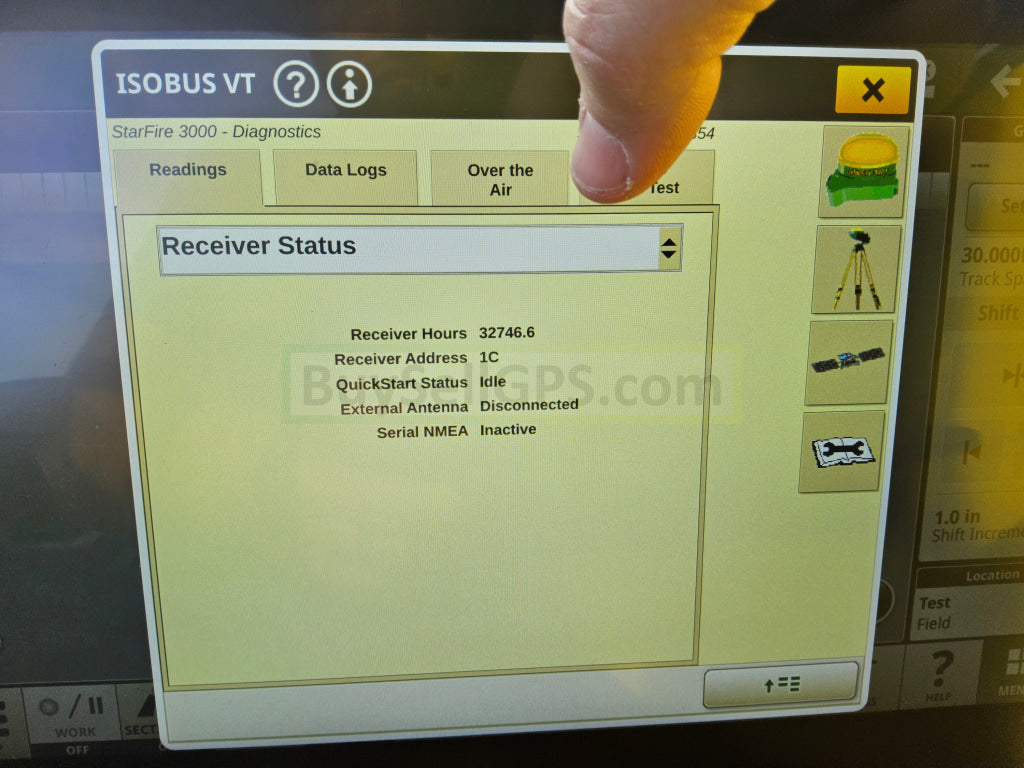 John Deere StarFire™ 3000 GPS Receiver Agriculture