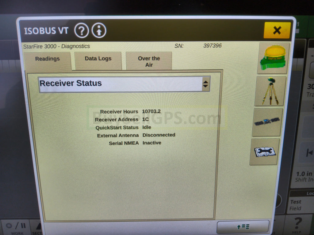 John Deere Starfire™ 3000 Gps Receiver Agriculture