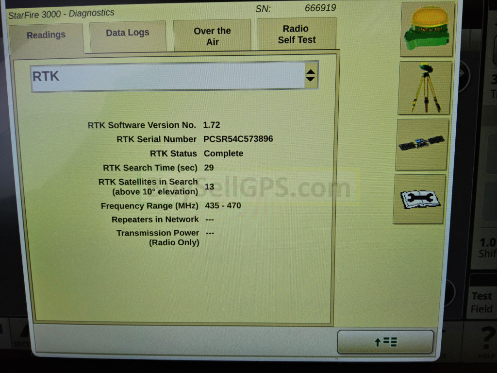 John Deere Starfire™ 3000 Gps Receiver Agriculture