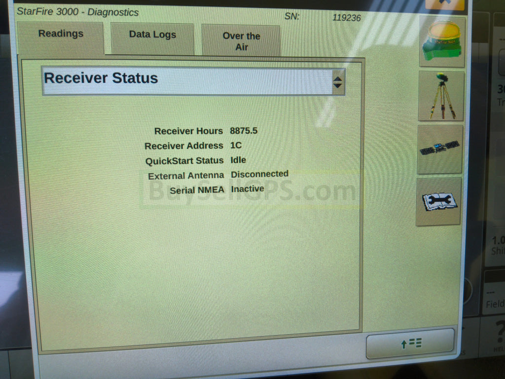 John Deere StarFire™ 3000 GPS Receiver Agriculture