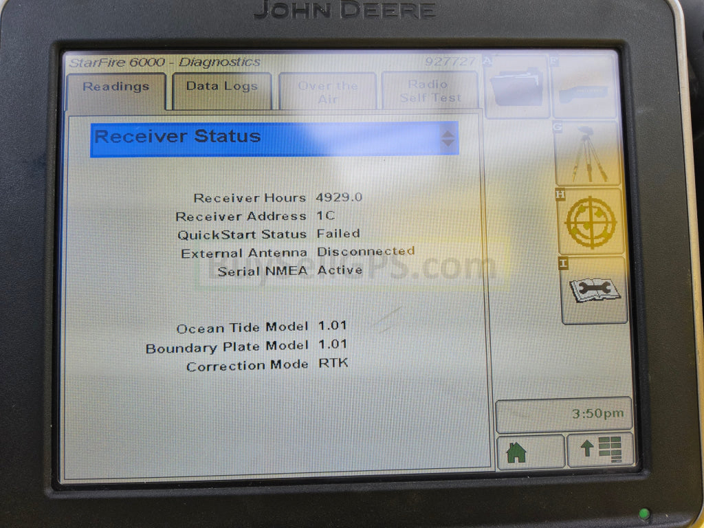 John Deere Starfire™ 6000 Gps Receiver Agriculture