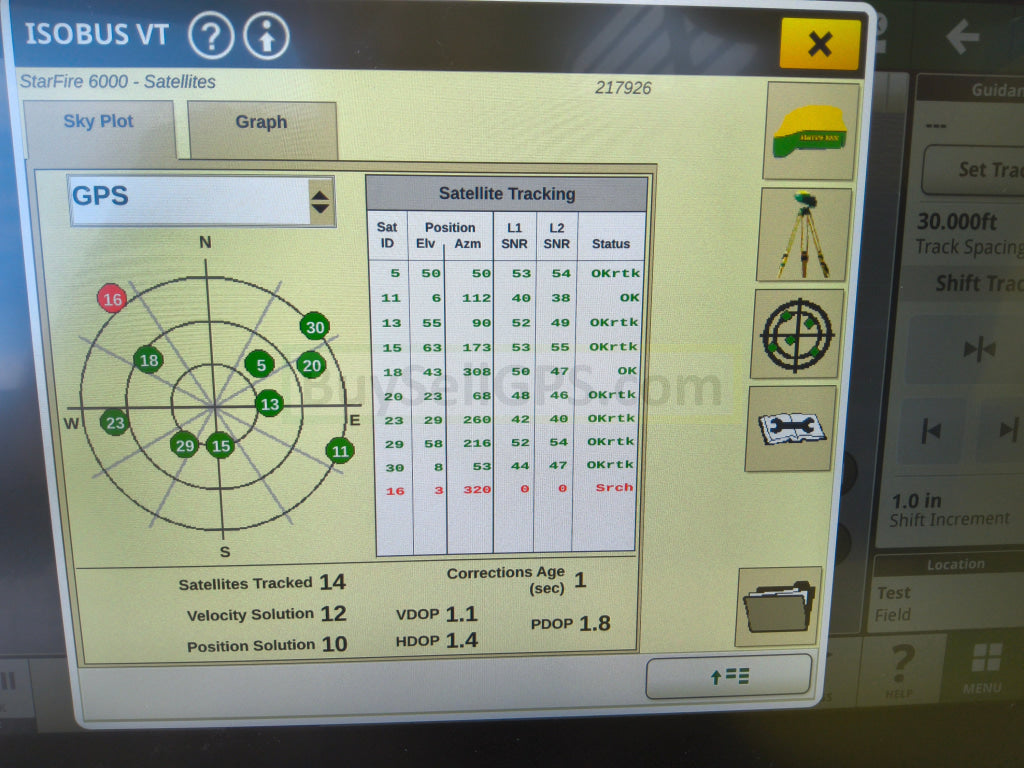 John Deere StarFire™ 6000 GPS Receiver Agriculture