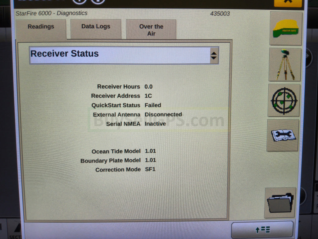 John Deere Starfire™ 6000 Gps Receiver Agriculture