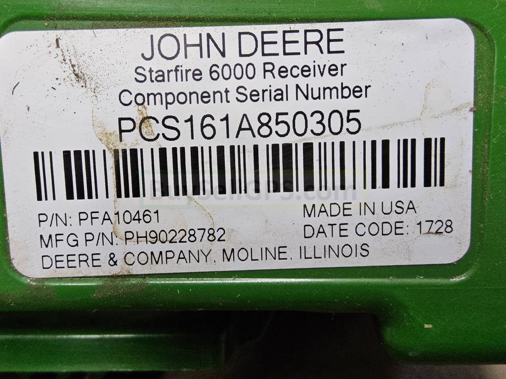 John Deere Starfire™ 6000 Gps Receiver Agriculture